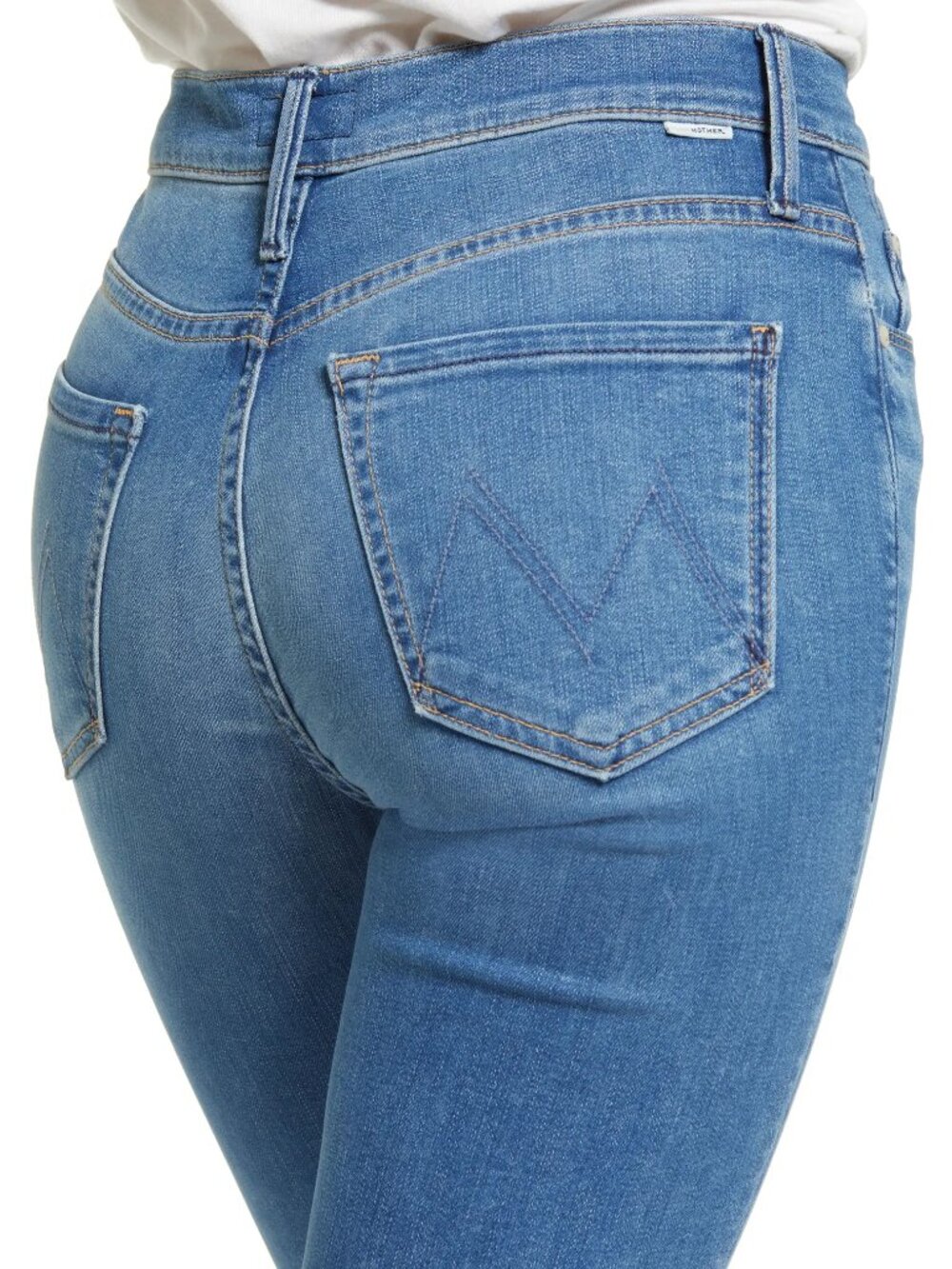 Mother Dazzler Straight Leg Ankle Jeans